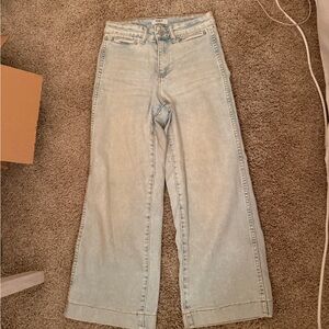 Oat New York Light Blue Wide Leg Jeans